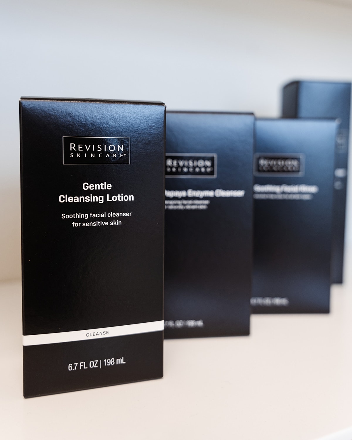 Revision Skincare Gentle Cleansing Lotion packaging displayed.