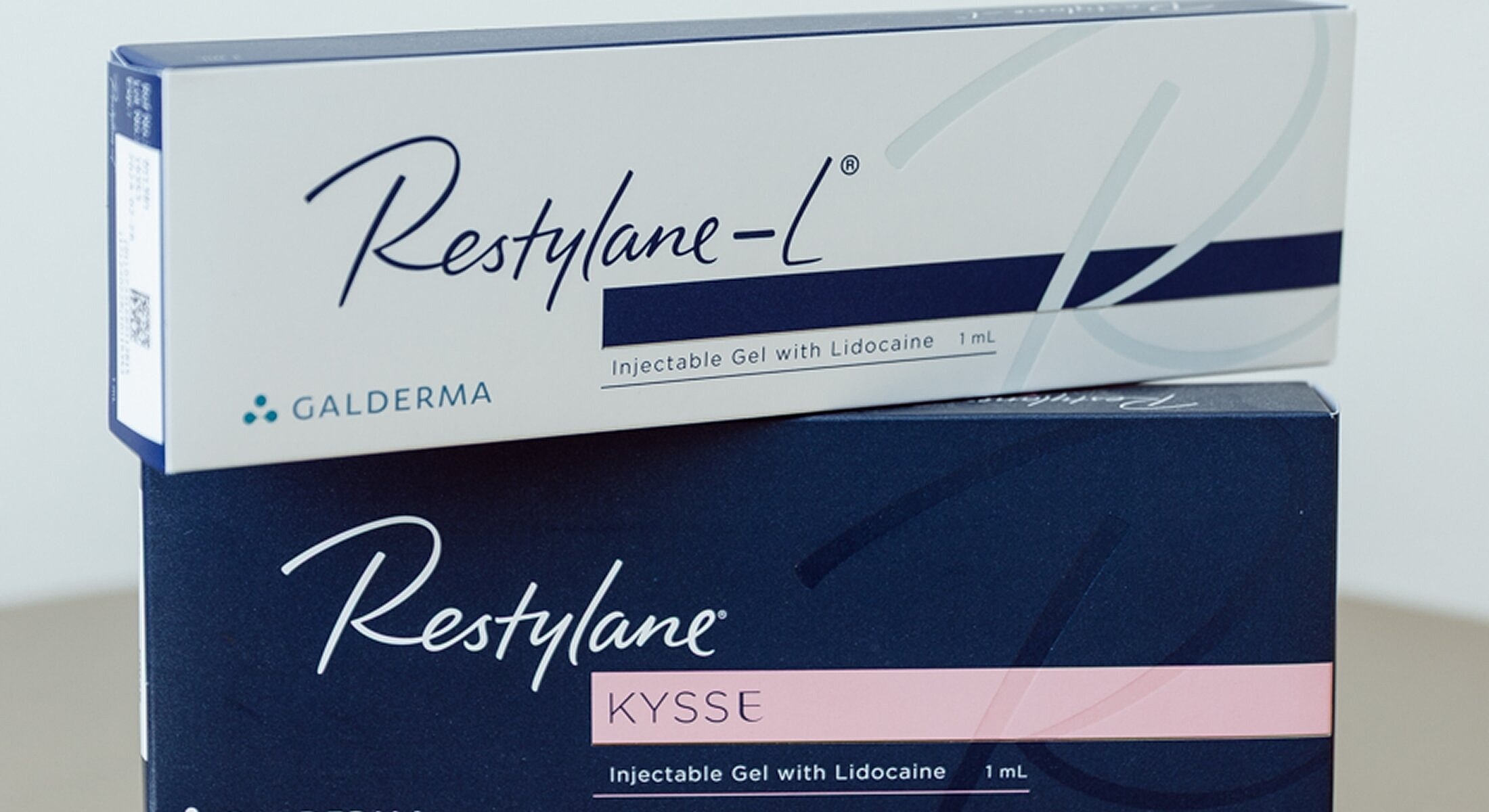 Restylane gel products by Galderma for injection.